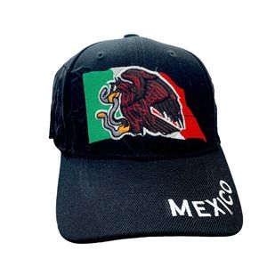 Mexican Mexico Flag Curved Cap